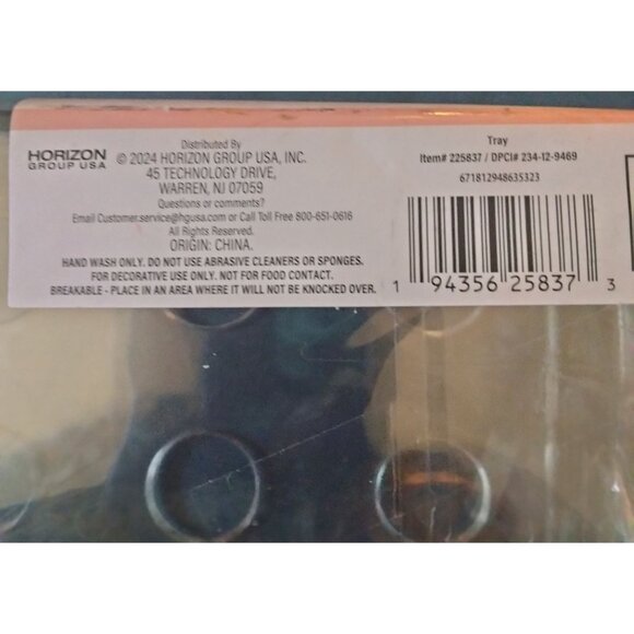 Clear Plastic Rectangular Vase 12 hole Floral Decorative Flower Brush Holder - Picture 5 of 6